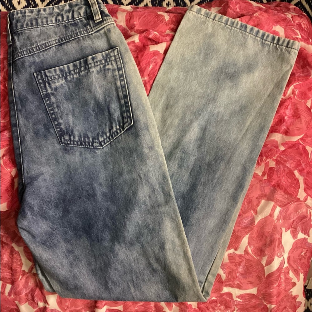 Chelsea & Violet Tie Dye Straight Jeans 27